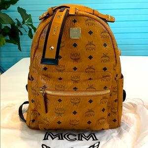MCM STARK MEDIUM BACKPACK IN VISETOS Worn once!